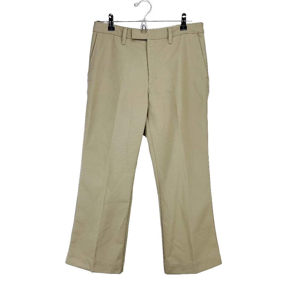 UNIQLO High-Waist Trousers Dress Greenish Pants Belt Loops Size‎ 6